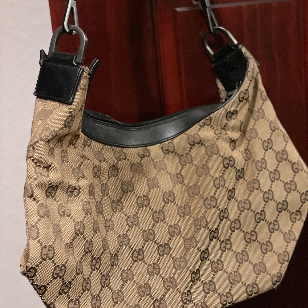 Gucci Canvas Hobo handbag